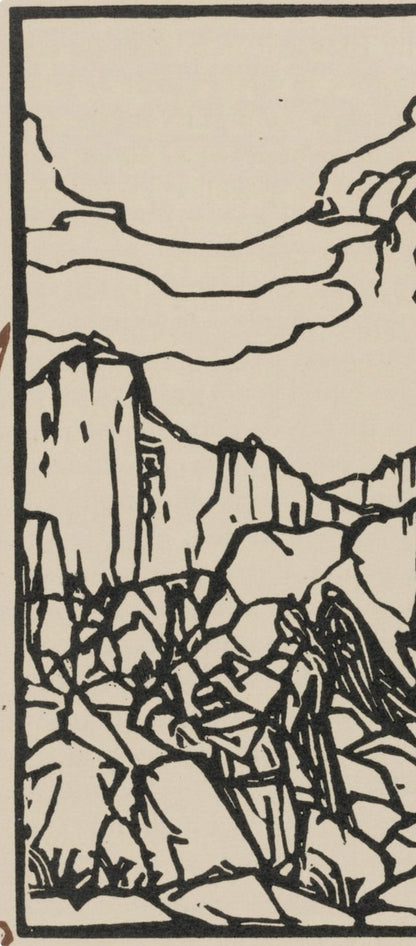 Mile Bernard, Composition (Morane, No. 100), Les Petites Fleurs De St. Franoise, Woodcut