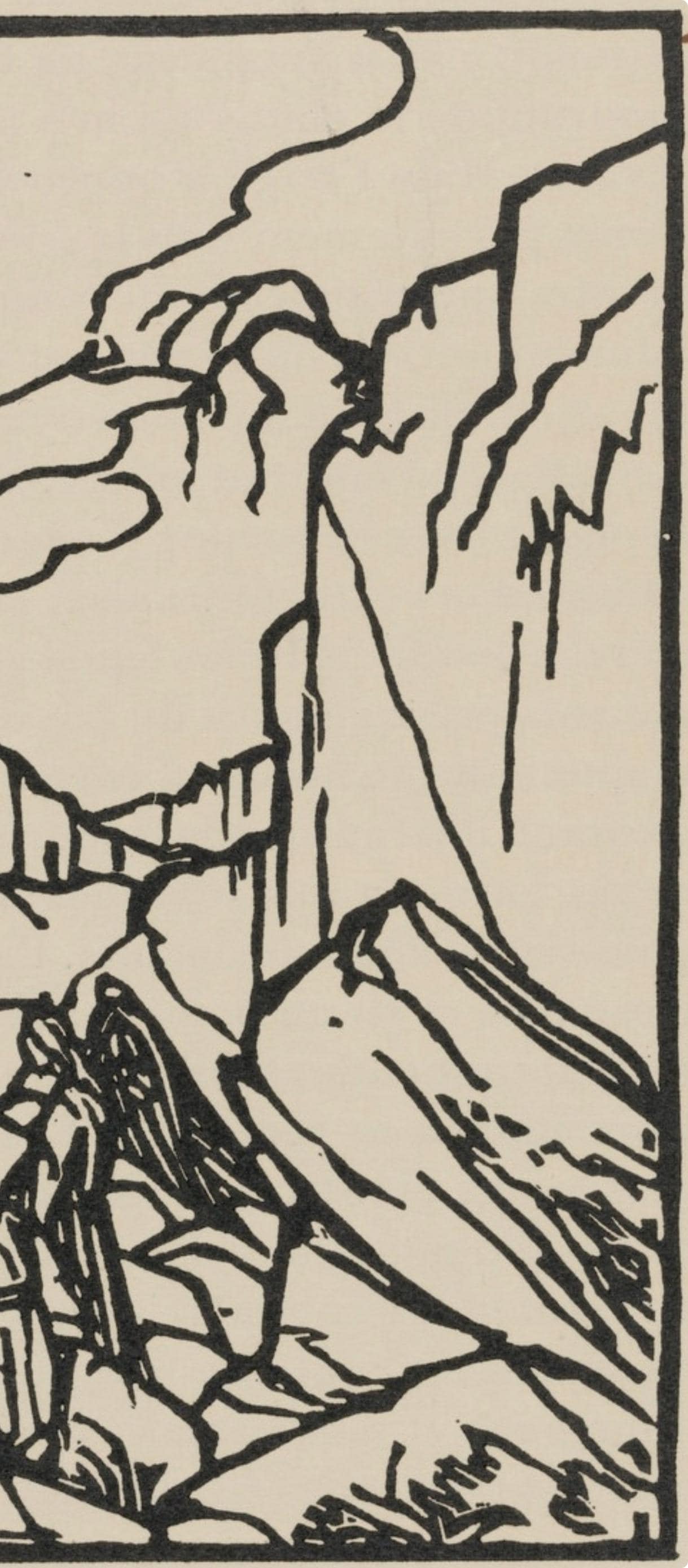 Mile Bernard, Composition (Morane, No. 100), Les Petites Fleurs De St. Franoise, Woodcut