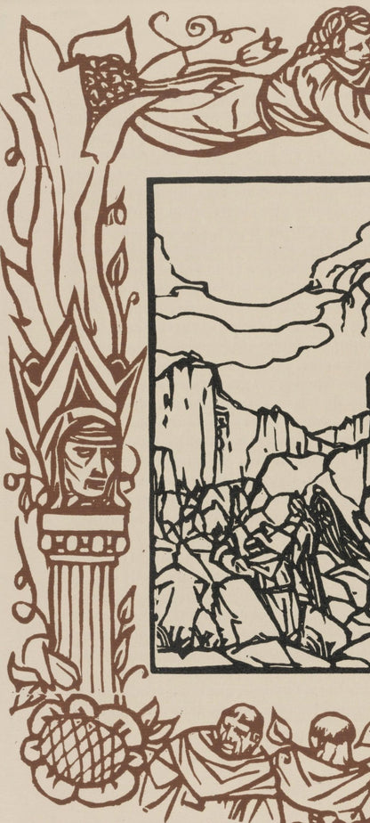 Mile Bernard, Composition (Morane, No. 100), Les Petites Fleurs De St. Franoise, Woodcut