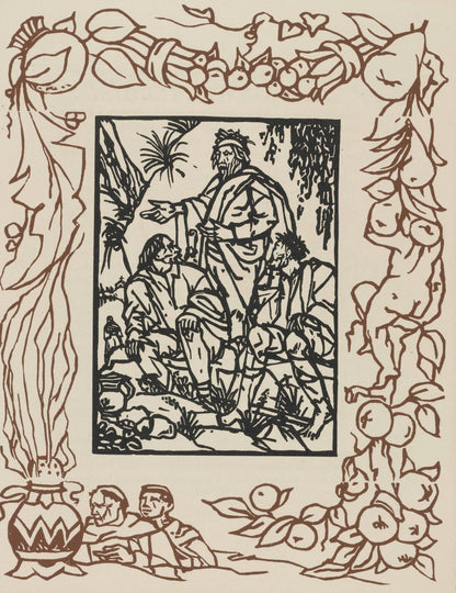 Mile Bernard, Composition (Morane, No. 100), Les Petites Fleurs De St. Franoise, Woodcut