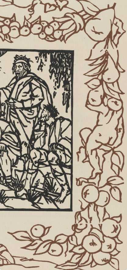 Mile Bernard, Composition (Morane, No. 100), Les Petites Fleurs De St. Franoise, Woodcut