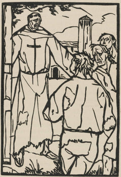 Mile Bernard, Composition (Morane, No. 100), Les Petites Fleurs De St. Franoise, Woodcut