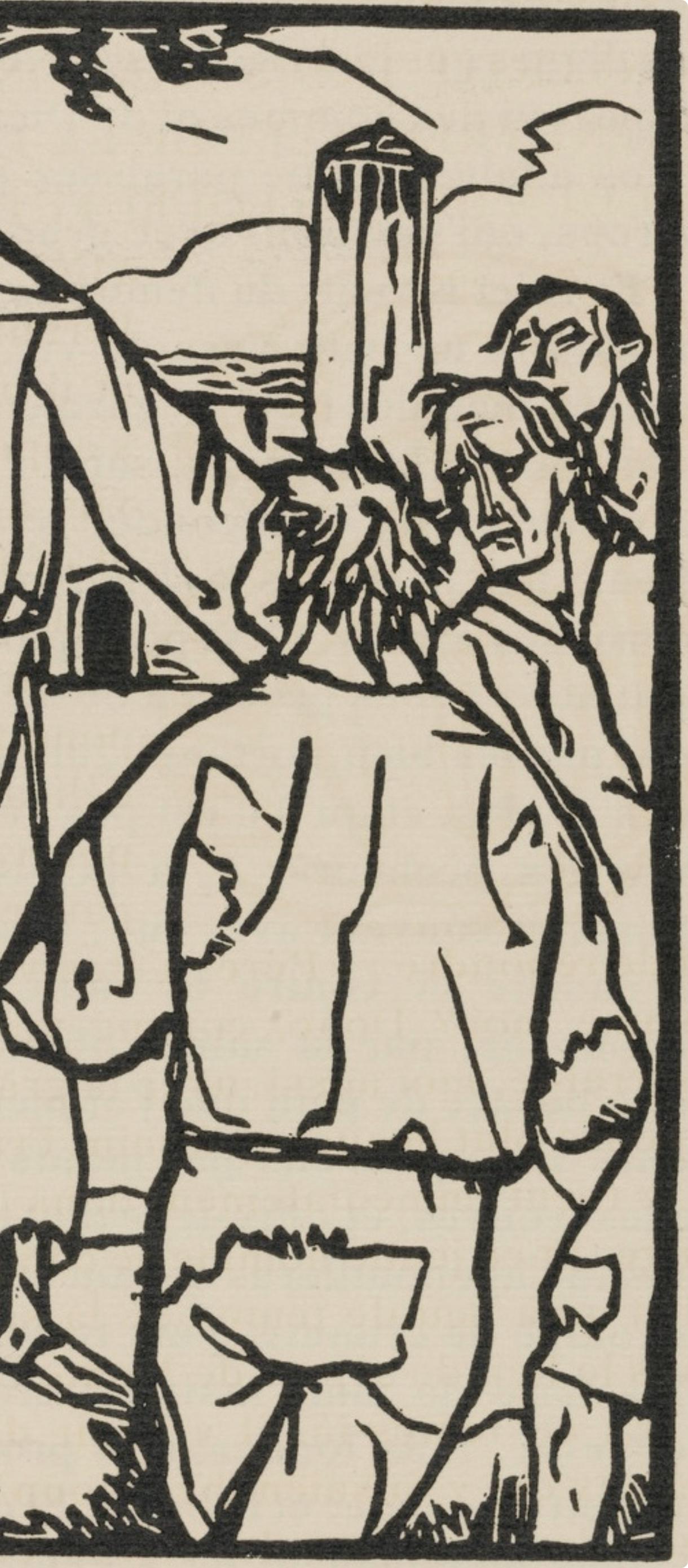 Mile Bernard, Composition (Morane, No. 100), Les Petites Fleurs De St. Franoise, Woodcut