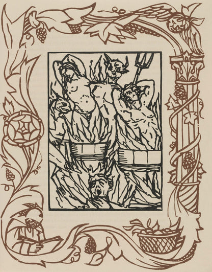 Mile Bernard, Composition (Morane, No. 100), Les Petites Fleurs De St. Franoise, Woodcut