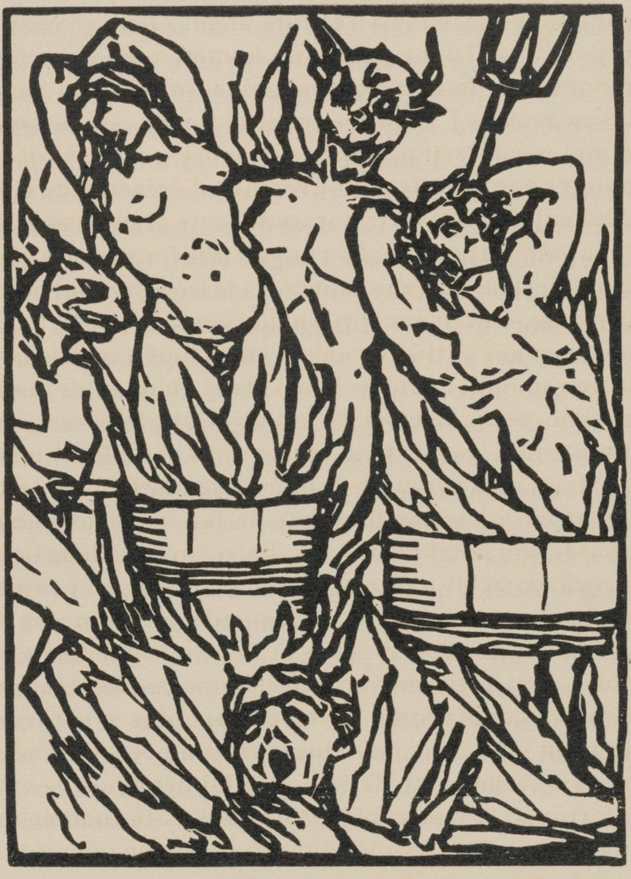 Mile Bernard, Composition (Morane, No. 100), Les Petites Fleurs De St. Franoise, Woodcut