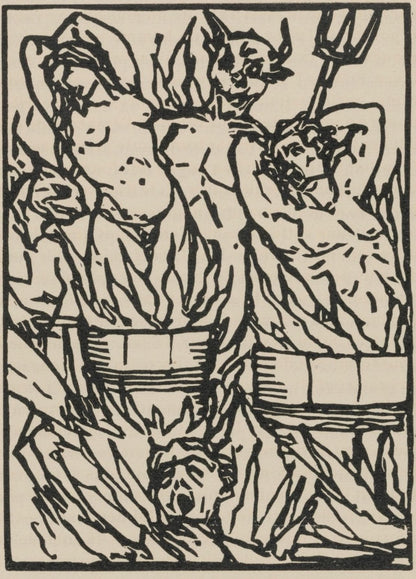 Mile Bernard, Composition (Morane, No. 100), Les Petites Fleurs De St. Franoise, Woodcut