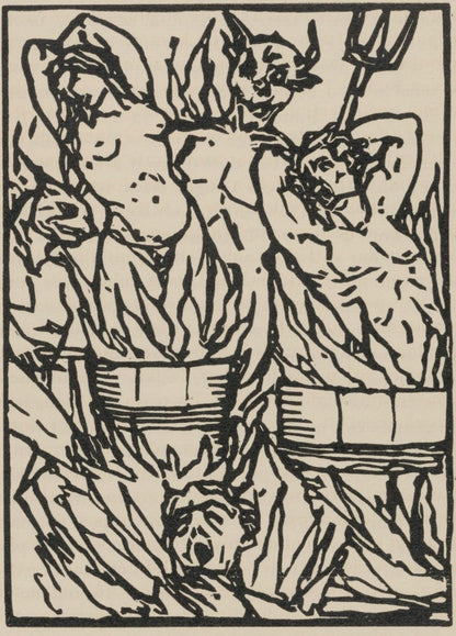 Mile Bernard, Composition (Morane, No. 100), Les Petites Fleurs De St. Franoise, Woodcut