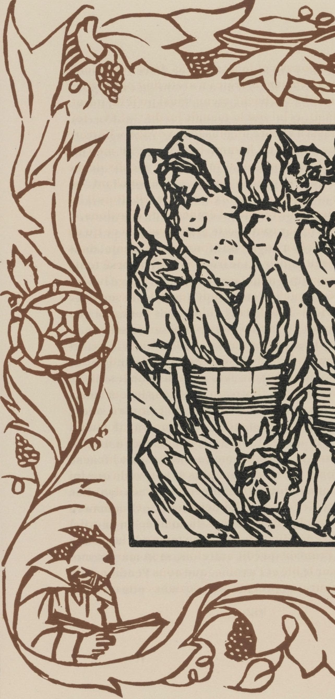 Mile Bernard, Composition (Morane, No. 100), Les Petites Fleurs De St. Franoise, Woodcut