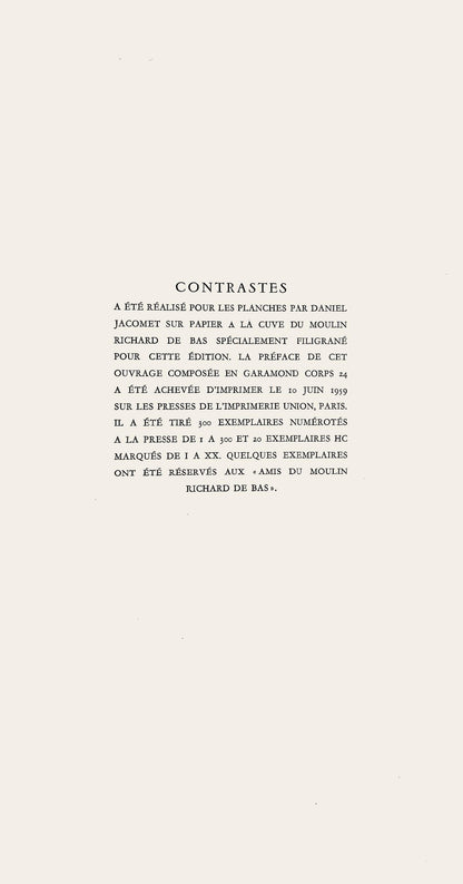 Fernand Lger, Composition, Contrastes, Lithograph