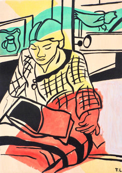 Fernand Lger, Composition, Contrastes, Lithograph