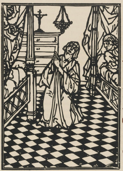 Mile Bernard, Composition (Morane, No. 100), Les Petites Fleurs De St. Franoise, Woodcut