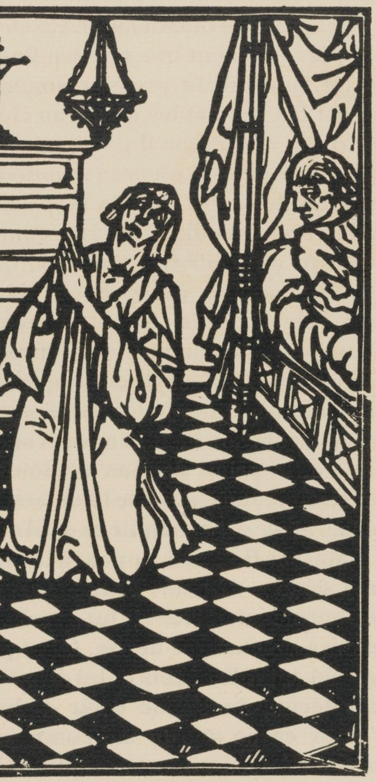 Mile Bernard, Composition (Morane, No. 100), Les Petites Fleurs De St. Franoise, Woodcut