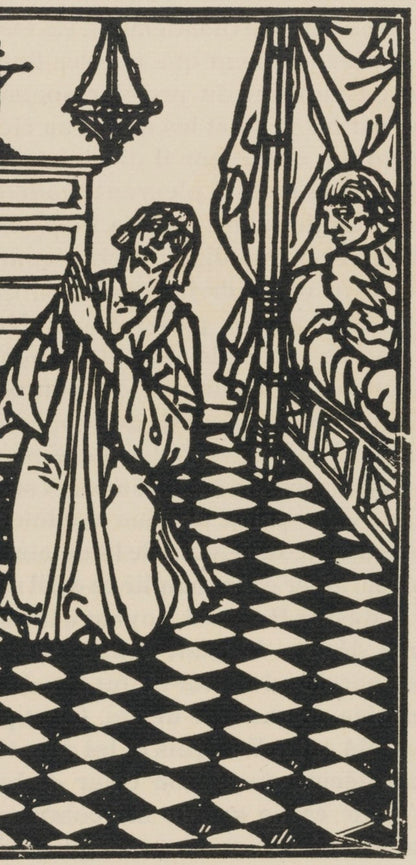 Mile Bernard, Composition (Morane, No. 100), Les Petites Fleurs De St. Franoise, Woodcut