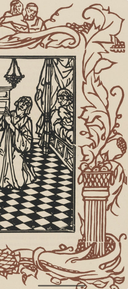 Mile Bernard, Composition (Morane, No. 100), Les Petites Fleurs De St. Franoise, Woodcut