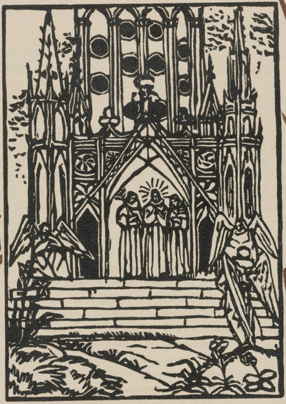 Mile Bernard, Composition (Morane, No. 100), Les Petites Fleurs De St. Franoise, Woodcut