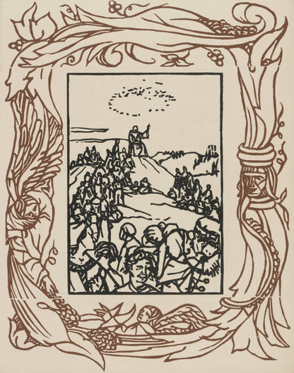Mile Bernard, Composition (Morane, No. 100), Les Petites Fleurs De St. Franoise, Woodcut