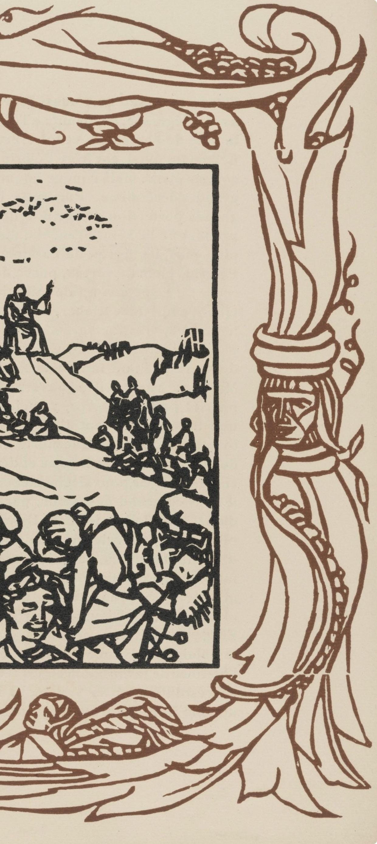 Mile Bernard, Composition (Morane, No. 100), Les Petites Fleurs De St. Franoise, Woodcut