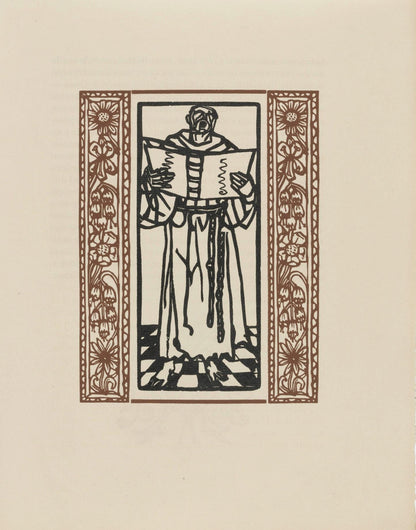 Mile Bernard, Composition (Morane, No. 100), Les Petites Fleurs De St. Franoise, Woodcut
