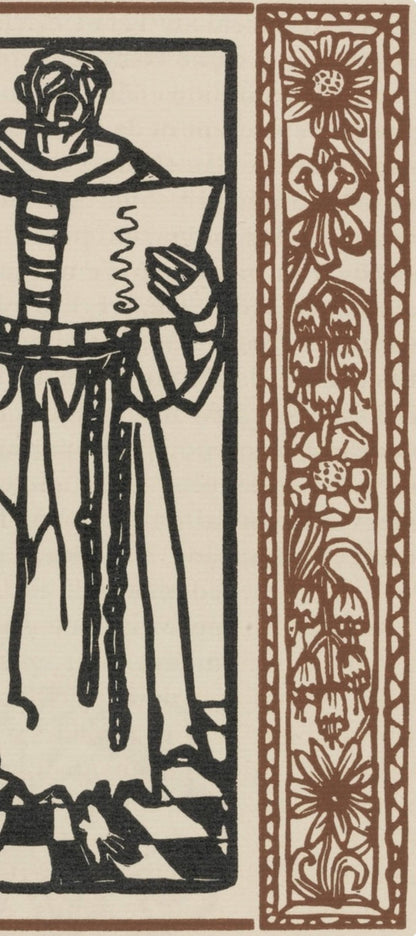 Mile Bernard, Composition (Morane, No. 100), Les Petites Fleurs De St. Franoise, Woodcut