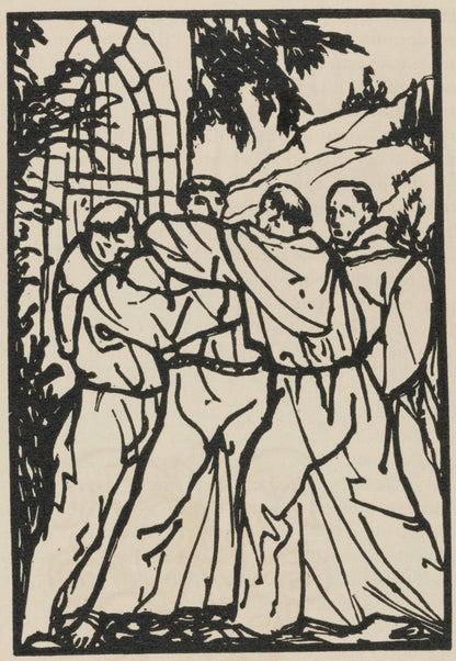 Mile Bernard, Composition (Morane, No. 100), Les Petites Fleurs De St. Franoise, Woodcut