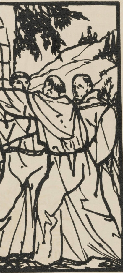 Mile Bernard, Composition (Morane, No. 100), Les Petites Fleurs De St. Franoise, Woodcut