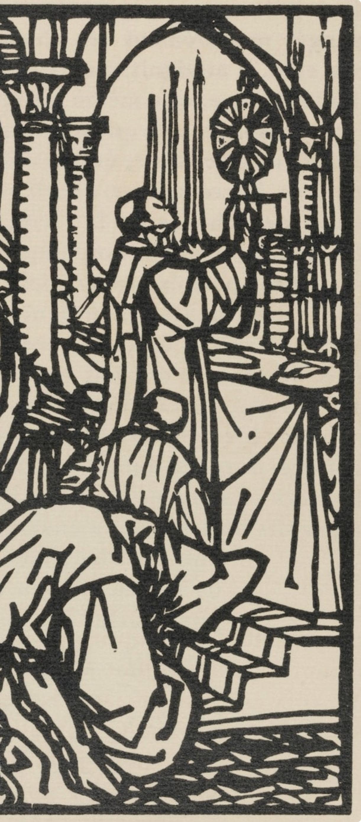 Mile Bernard, Composition (Morane, No. 100), Les Petites Fleurs De St. Franoise, Woodcut