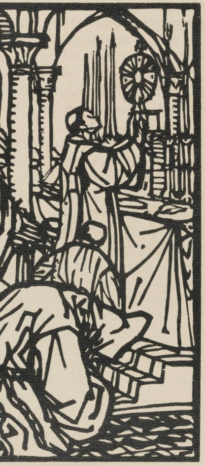Mile Bernard, Composition (Morane, No. 100), Les Petites Fleurs De St. Franoise, Woodcut