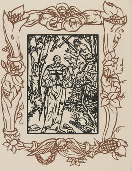 Mile Bernard, Composition (Morane, No. 100), Les Petites Fleurs De St. Franoise, Woodcut
