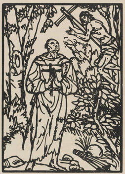 Mile Bernard, Composition (Morane, No. 100), Les Petites Fleurs De St. Franoise, Woodcut