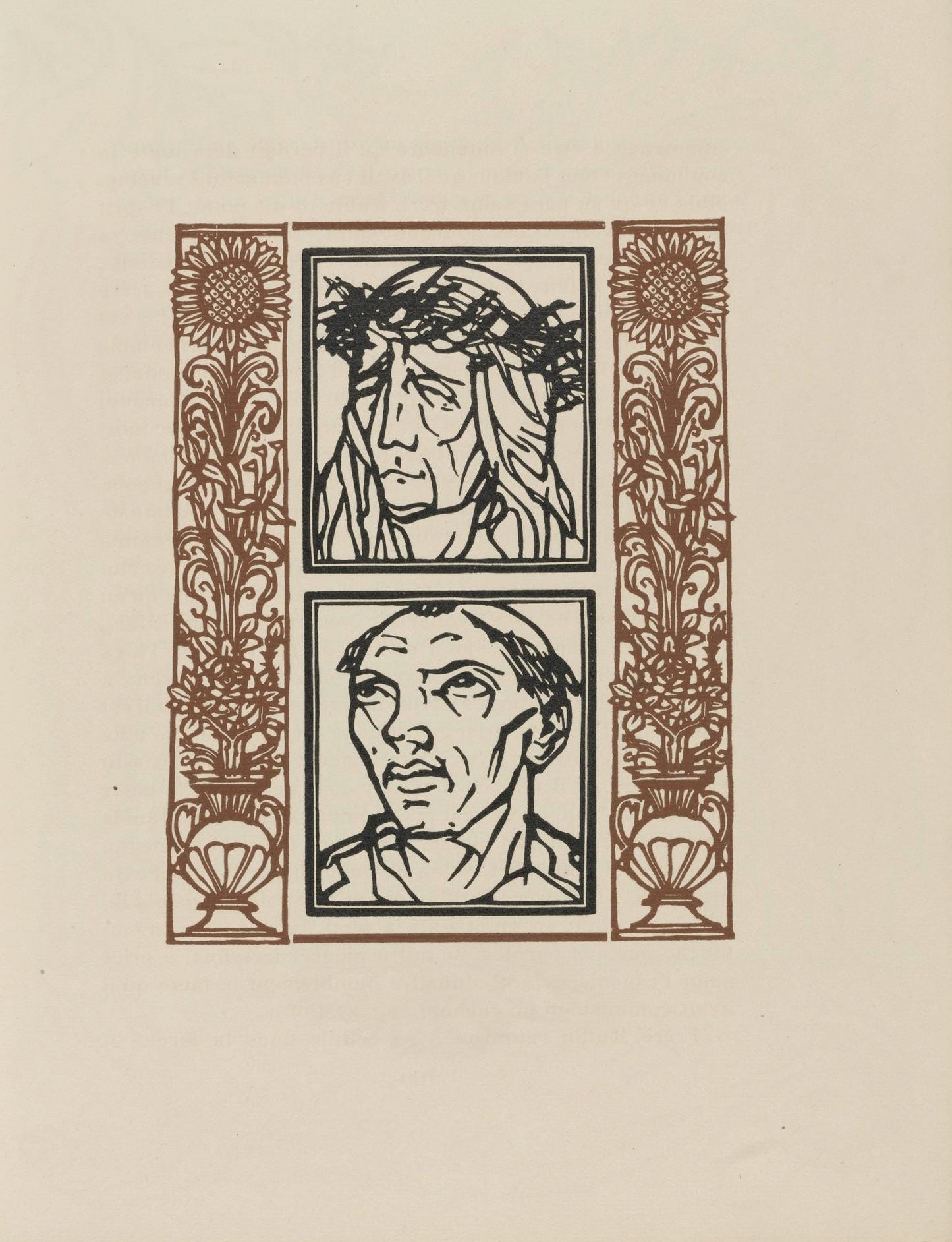 Mile Bernard, Composition (Morane, No. 100), Les Petites Fleurs De St. Franoise, Woodcut