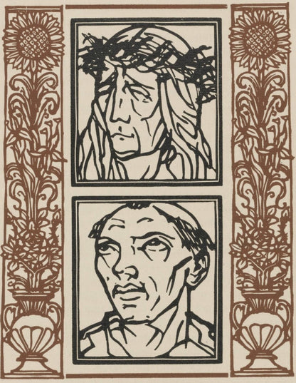 Mile Bernard, Composition (Morane, No. 100), Les Petites Fleurs De St. Franoise, Woodcut