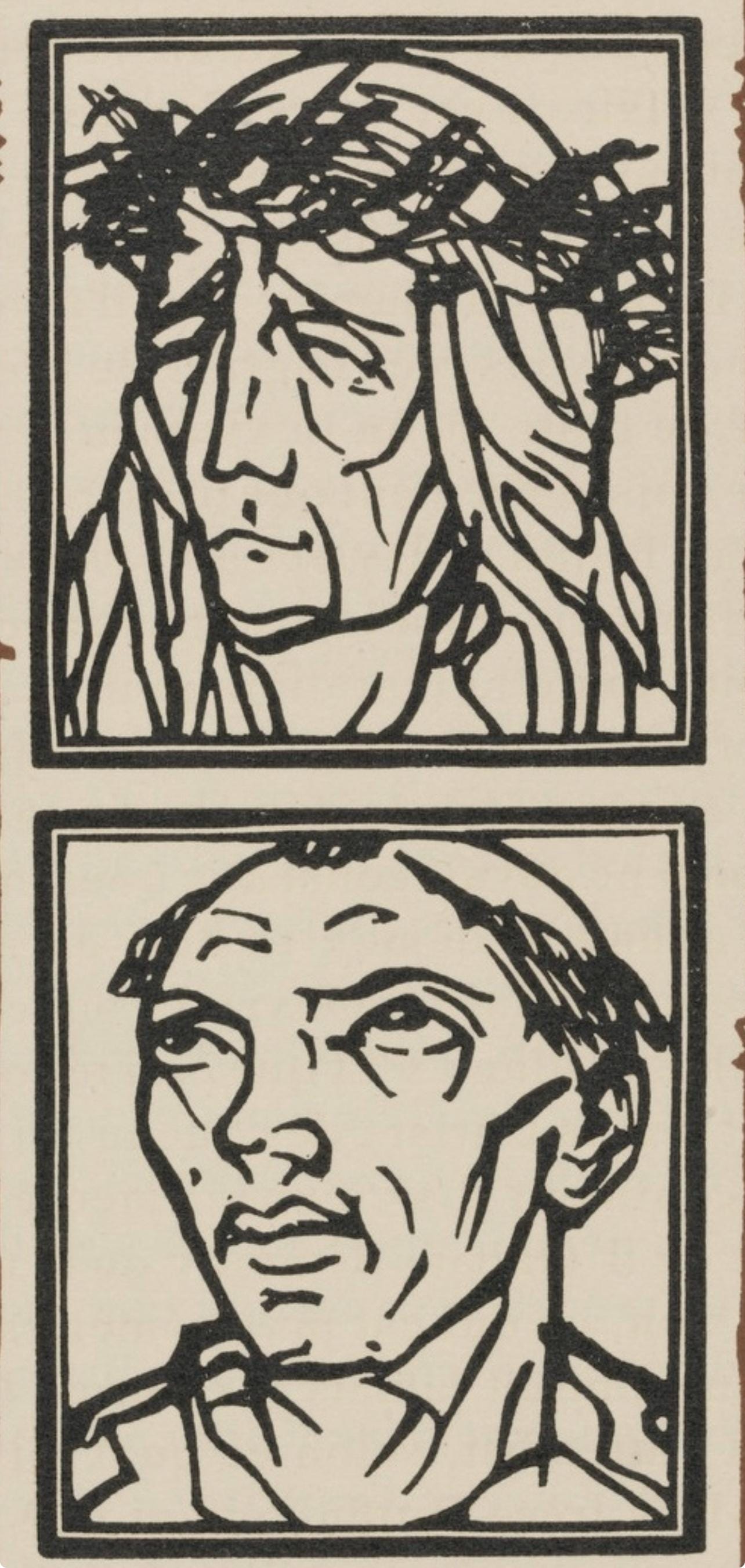 Mile Bernard, Composition (Morane, No. 100), Les Petites Fleurs De St. Franoise, Woodcut