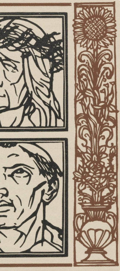 Mile Bernard, Composition (Morane, No. 100), Les Petites Fleurs De St. Franoise, Woodcut