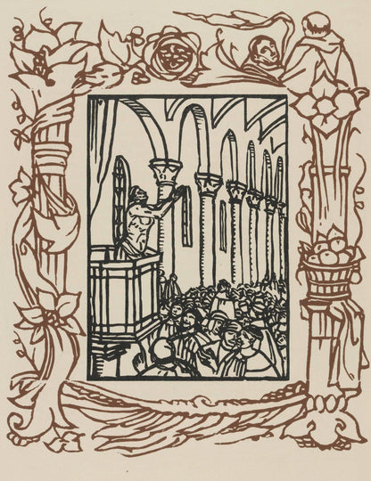 Mile Bernard, Composition (Morane, No. 100), Les Petites Fleurs De St. Franoise, Woodcut