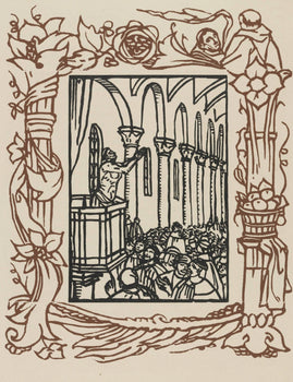 Mile Bernard, Composition (Morane, No. 100), Les Petites Fleurs De St. Franoise, Woodcut
