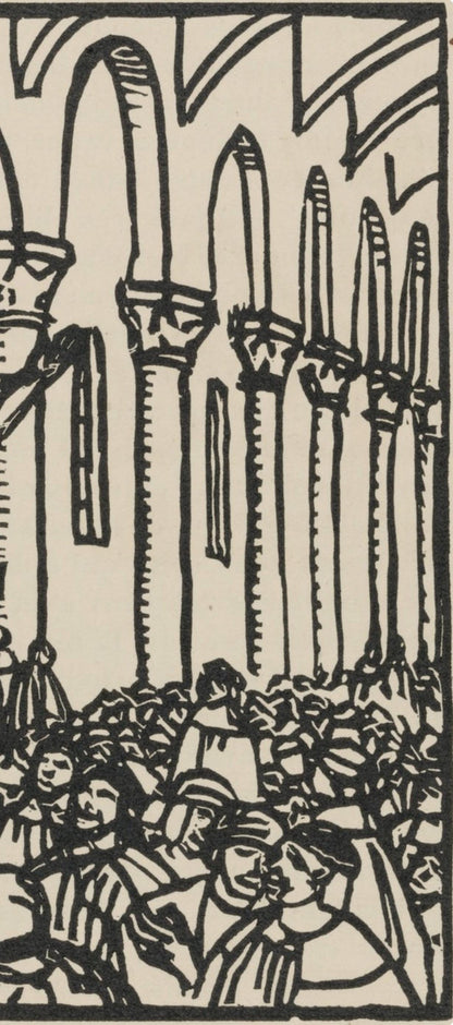 Mile Bernard, Composition (Morane, No. 100), Les Petites Fleurs De St. Franoise, Woodcut