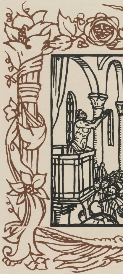Mile Bernard, Composition (Morane, No. 100), Les Petites Fleurs De St. Franoise, Woodcut