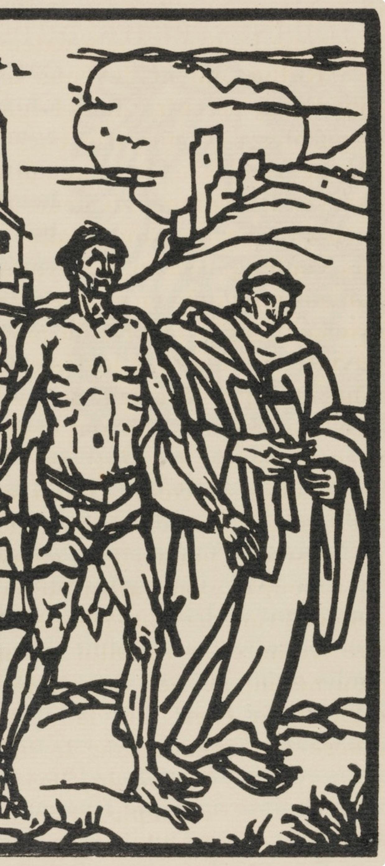 Mile Bernard, Composition (Morane, No. 100), Les Petites Fleurs De St. Franoise, Woodcut