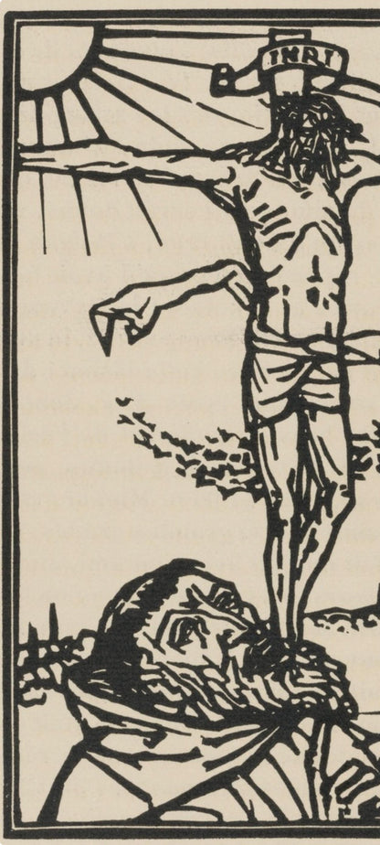 Mile Bernard, Composition (Morane, No. 100), Les Petites Fleurs De St. Franoise, Woodcut