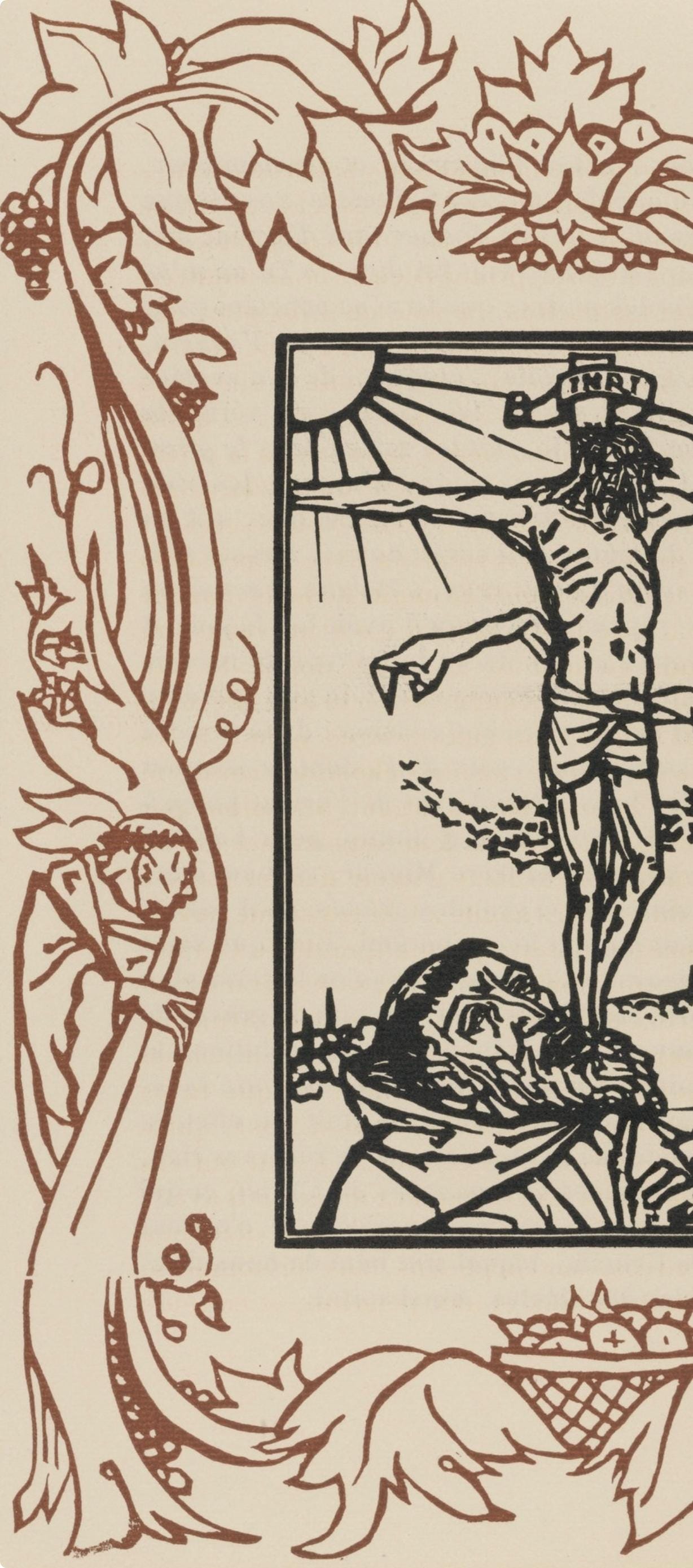 Mile Bernard, Composition (Morane, No. 100), Les Petites Fleurs De St. Franoise, Woodcut