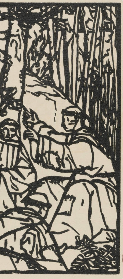 Mile Bernard, Composition (Morane, No. 100), Les Petites Fleurs De St. Franoise, Woodcut