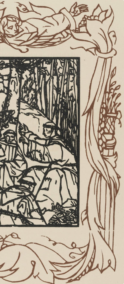 Mile Bernard, Composition (Morane, No. 100), Les Petites Fleurs De St. Franoise, Woodcut