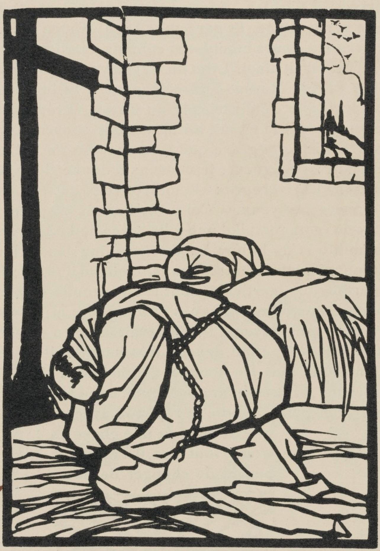 Mile Bernard, Composition (Morane, No. 100), Les Petites Fleurs De St. Franoise, Woodcut