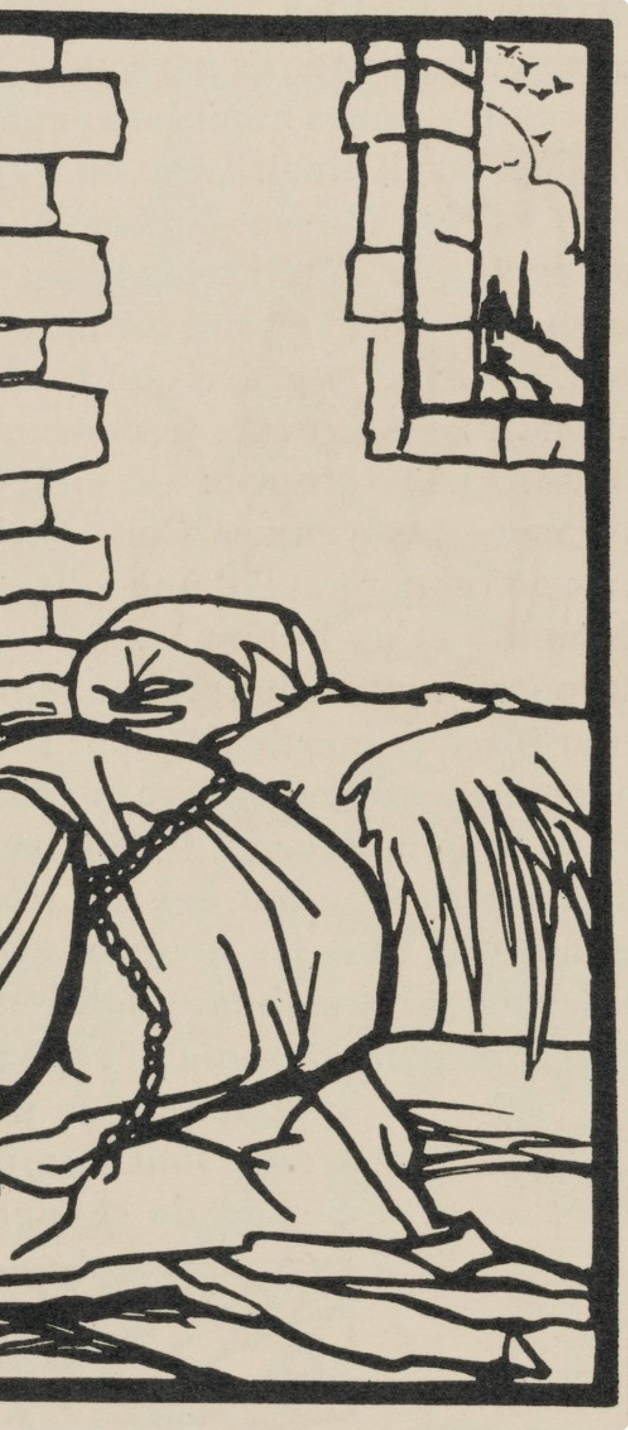 Mile Bernard, Composition (Morane, No. 100), Les Petites Fleurs De St. Franoise, Woodcut