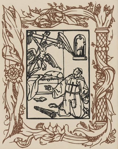 Mile Bernard, Composition (Morane, No. 100), Les Petites Fleurs De St. Franoise, Woodcut