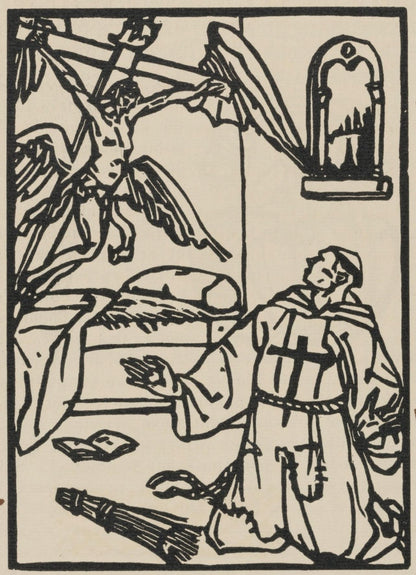 Mile Bernard, Composition (Morane, No. 100), Les Petites Fleurs De St. Franoise, Woodcut