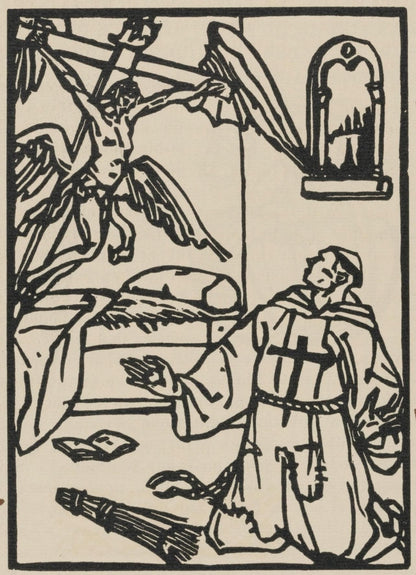 Mile Bernard, Composition (Morane, No. 100), Les Petites Fleurs De St. Franoise, Woodcut