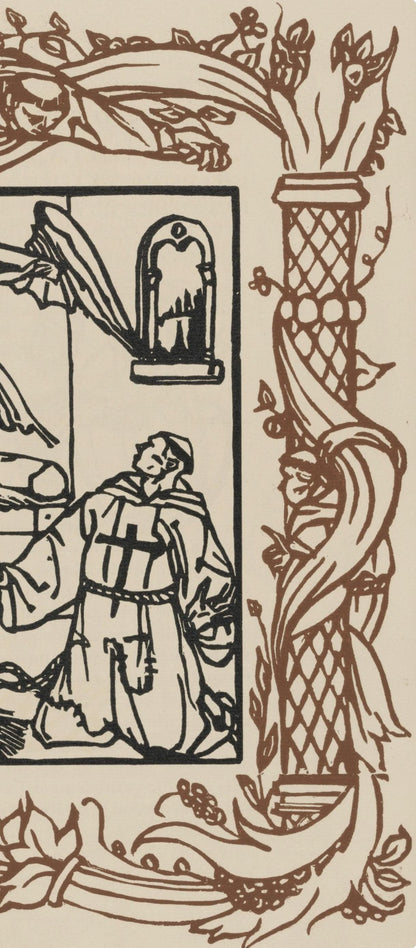 Mile Bernard, Composition (Morane, No. 100), Les Petites Fleurs De St. Franoise, Woodcut