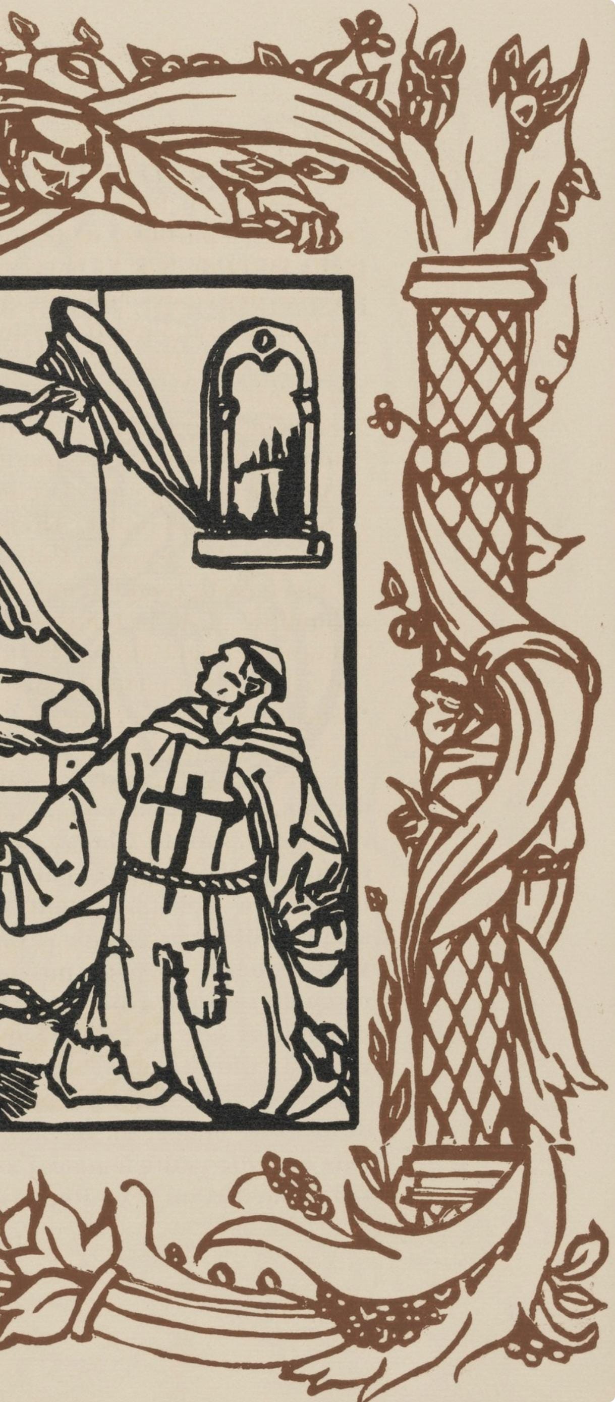 Mile Bernard, Composition (Morane, No. 100), Les Petites Fleurs De St. Franoise, Woodcut