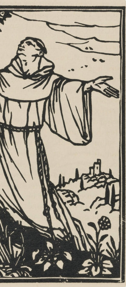 Mile Bernard, Composition (Morane, No. 100), Les Petites Fleurs De St. Franoise, Woodcut
